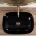 Умывальник Rea Belinda gold brush black U8780 46,5x33 черный/золото