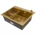 Кухонная мойка Arfeka ECO AR 600*500+CL AR+DS AR GOLD