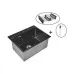 Кухонная мойка Arfeka ECO AR 600*500+CL AR+DS AR BLACK