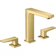 Смеситель для умывальника Hansgrohe Metropol 160 Polished Gold Optic 32515990 золото