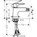 Смеситель на биде Hansgrohe Talis E 71720000 хром