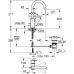 Смеситель для умывальника Grohe BauLoop 23763001 хром