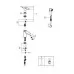 Смеситель с гигиенической лейкой Grohe Eurosmart 23124003 с гигиеническим душем, хром