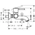 Смеситель для ванны Hansgrohe Talis Classic 14140000 хром