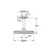 Верхний душ Grohe Tempesta 250 Cube 26683000 хром