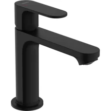 Смеситель для умывальника Hansgrohe Rebris CoolStart S110 72519670 с донным клапаном черный матовый 