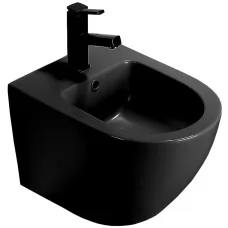 Биде CeramaLux 2342MB (подвесное) черное матовое