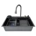 Кухонная мойка Wisent WG37546B PVD Black