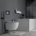 Унитаз с инсталляцией Roxen StounFix Slim 646666 с унитазом 530155-01 с кнопкой Glass 430280B