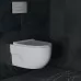 Унитаз с инсталляцией Roxen StounFix Slim 607036 с унитазом 530155-01 с кнопкой Caspia 410280M