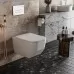 Унитаз с инсталляцией Roxen StounFix Slim 577353 с унитазом 530145-01 с кнопкой Caspia 410280W