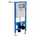 Унитаз с инсталляцией Roxen StounFix Slim 621774 с унитазом 530145-01 с кнопкой Steel 420280G