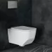 Унитаз с инсталляцией Roxen StounFix Slim 608537 с унитазом 530145-01 с кнопкой Caspia 410280M