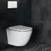 Унитаз с инсталляцией Roxen StounFix Slim 807054 с унитазом 530110-01G с кнопкой Santi 410280W