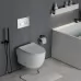 Унитаз с инсталляцией Roxen StounFix Slim 636623 с унитазом 530155-01 с кнопкой Glass 430280W