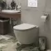 Унитаз с инсталляцией Roxen StounFix Slim 807054 с унитазом 530110-01G с кнопкой Santi 410280W