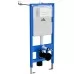 Унитаз с инсталляцией Roxen StounFix Slim 577353 с унитазом 530145-01 с кнопкой Caspia 410280W