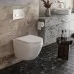Унитаз с инсталляцией Roxen StounFix Slim 634261 с унитазом 530185-02 с кнопкой Glass 430280W​