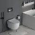 Унитаз с инсталляцией Roxen StounFix Slim 646666 с унитазом 530155-01 с кнопкой Glass 430280B