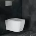 Унитаз с инсталляцией Roxen StounFix Slim 606295 с унитазом 530135-01 с кнопкой Caspia 410280M