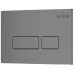 Унитаз с инсталляцией Roxen StounFix Slim 597373 с унитазом 530185-01 с кнопкой Caspia 410280M