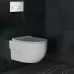 Унитаз с инсталляцией Roxen StounFix Slim 636623 с унитазом 530155-01 с кнопкой Glass 430280W