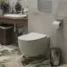 Унитаз с инсталляцией Roxen StounFix Slim 607036 с унитазом 530155-01 с кнопкой Caspia 410280M
