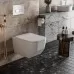 Унитаз с инсталляцией Roxen StounFix Slim 639404 с унитазом 530145-01 с кнопкой Glass 430280W