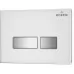 Унитаз с инсталляцией Roxen StounFix Slim 639404 с унитазом 530145-01 с кнопкой Glass 430280W
