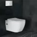 Унитаз с инсталляцией Roxen StounFix Slim 640526 с унитазом 530135-01X с кнопкой Glass 430280W