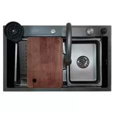 Кухонная мойка Wisent WG37546B PVD Black