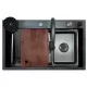 Кухонная мойка Wisent WG37546B PVD Black