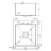 Кухонная мойка FUTUR FK 4548 ECO EMBOSSING (PVD Графит )