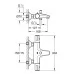 Смеситель для ванны Grohe Grohtherm 800 34567000 хром