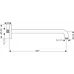 Крепление для верхнего душа Hansgrohe 27413000 хром