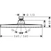 Верхний душ Hansgrohe Crometta E240 26726000