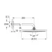 Верхний душ на кронштейне Grohe Rainshower 26257000