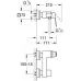 Смеситель для душа Grohe Eurocube 23145000 хром