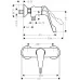 Смеситель для душа Hansgrohe Novus 71926000 хром