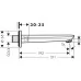 Излив для ванны Hansgrohe Novus 71320000 хром