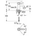 Смеситель для умывальника Grohe BauClassic 23162000 хром