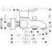 Смеситель для ванны Hansgrohe Talis S 32420000 хром