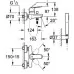 Смеситель для ванны Grohe Eurosmart Cosmopolitan 32832000 хром