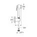 Комплект для биде Grohe Tempesta-F Trigger Spray 27513001