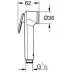 Лейка для биде Grohe Tempesta-F Trigger Spray 28020L01 белый