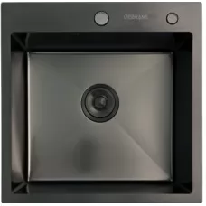 Кухонная мойка Gerhans K35050BD Decor Графит