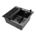 Кухонная мойка Arfeka ECO AR 500*500+RM AR+DS AR BLACK