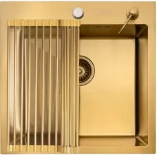 Кухонная мойка Arfeka ECO AR 500*500+RM AR+DS AR GOLD