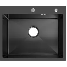 Кухонная мойка Arfeka ECO AR 600*500 BLACK PVD NANO DECOR