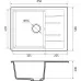 Кухонная мойка GRANFEST QUADRO Q-650L